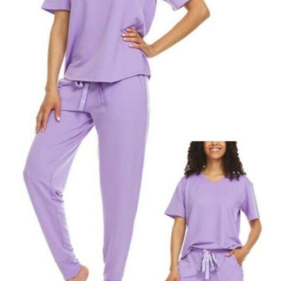 Flora Nikrooz Ladies French Terry 3-piece Lounge Set - Picture 2 of 5